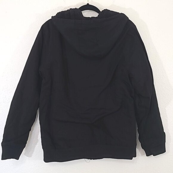 *NWT* ECKO UNLTD Men's Sherpa Lined Heavy Hooded Black Jacket, size Medium - Picture 5 of 12